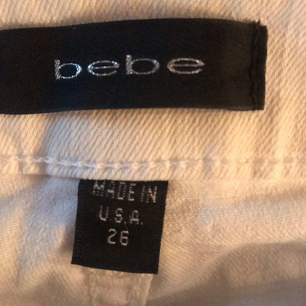 Bebe While Jeans - image 2